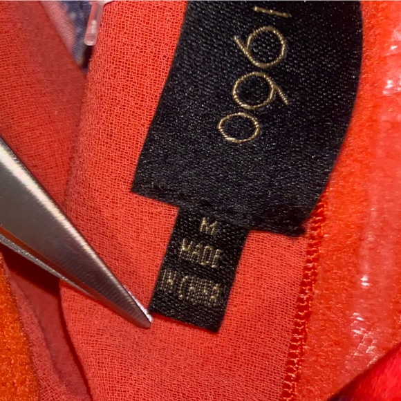 House of Harlow Red Poppy Floral Blouse - Picture 6 of 9